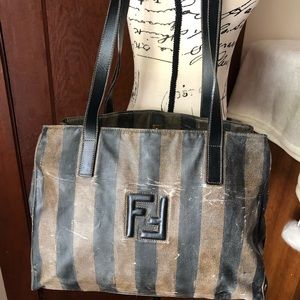 Authentic Distressed-look Fendi Tote SOLD SOLDSOLD